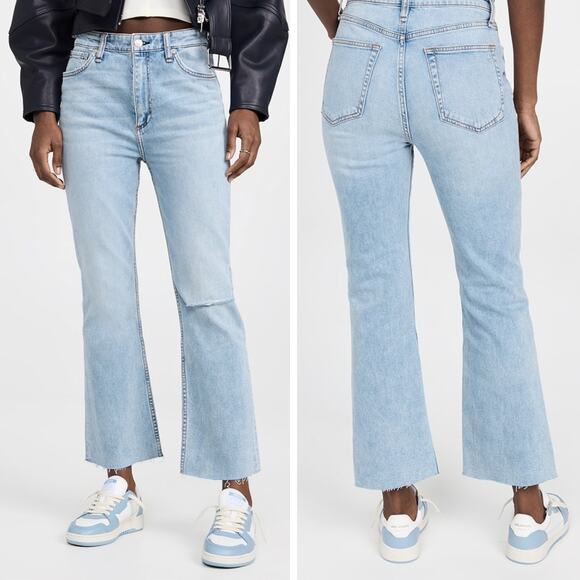 RAG & BONE Casey High Rise Ankle Flare Jeans in Lucy Size 30 - Picture 1 of 10